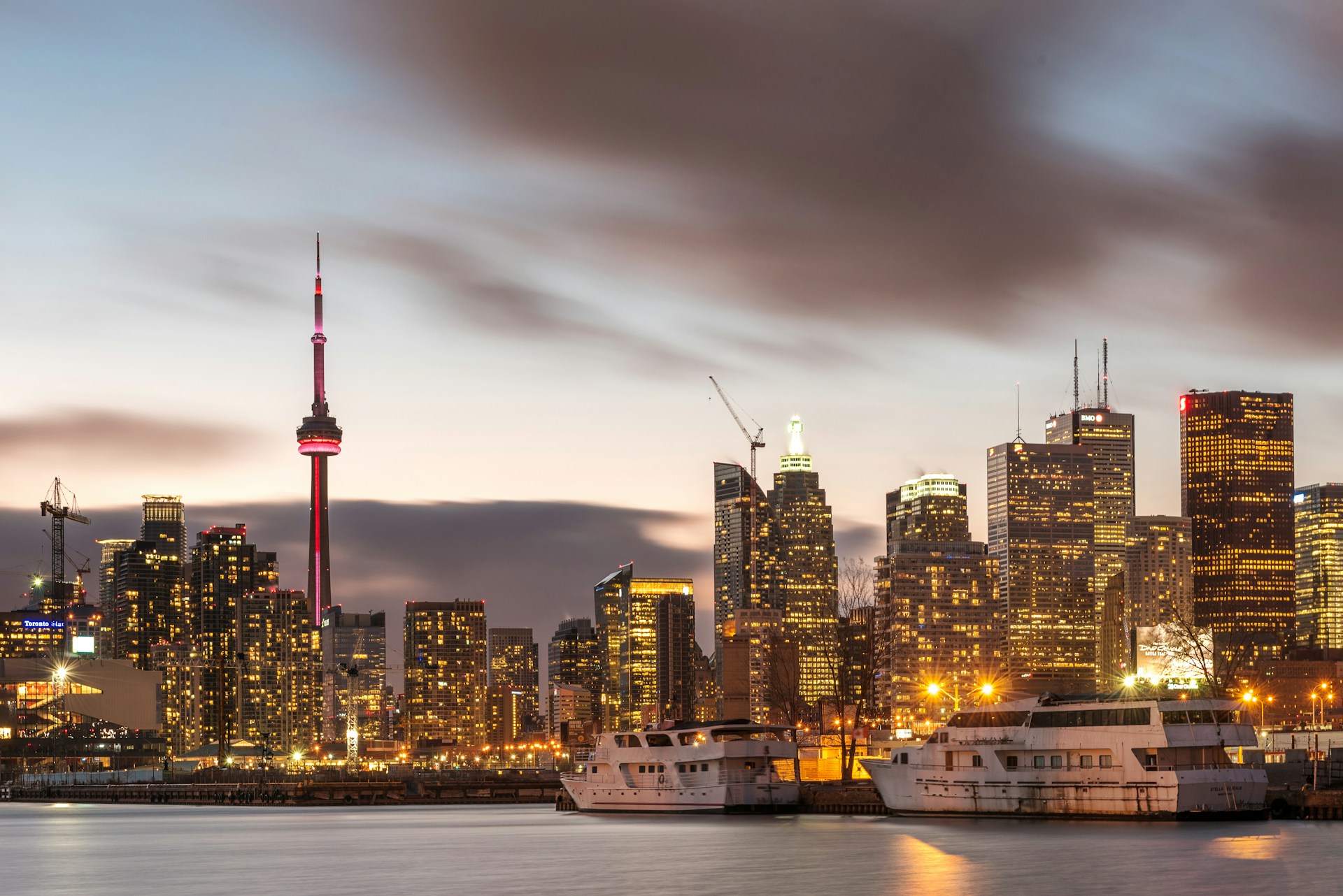 Toronto skyline at dusk. Provolta Electric covers the whole GTA.