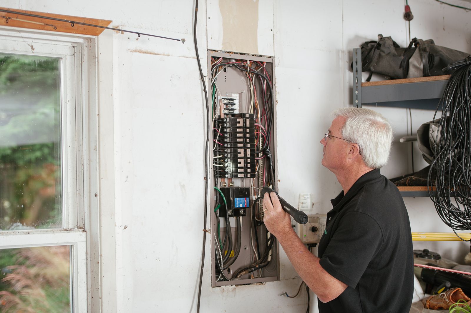 Electrical panel in an older Toronto home