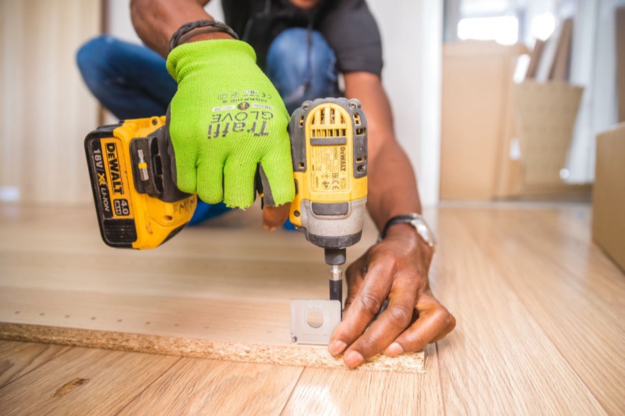 Residential electrical work inside a Toronto home